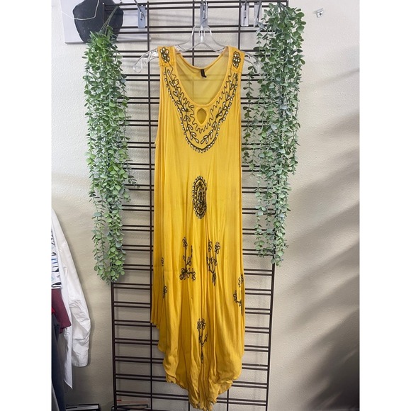 Yellow dress size medium - Picture 1 of 8